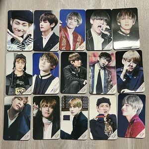 BTS/V photocards/message cards